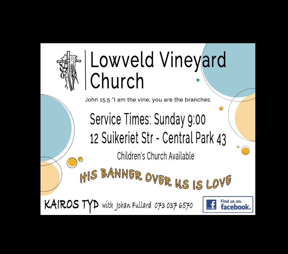 sunday service lowveld vineyard church