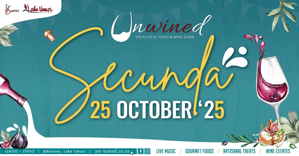 secunda unwined, your local food and wine show