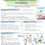 cartoon characters art workshop