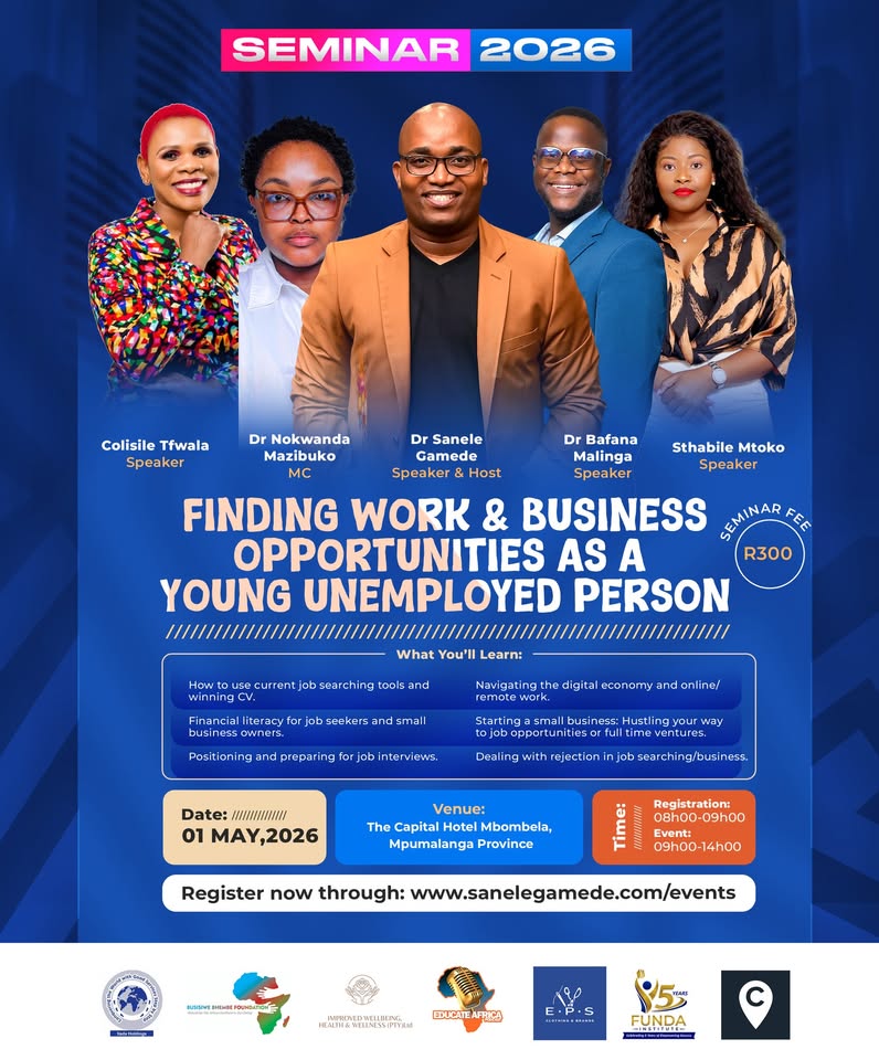 finding work & business opportunities as a young unemployed person seminar