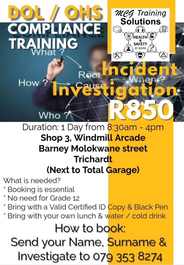 incident investigation trichardt