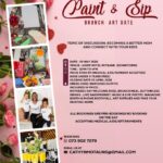 mom & me sip & paint brunch art date