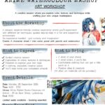 anime watercolour mashup art workshop