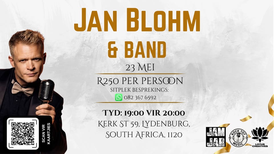 jan blohm & band live at jam jar, lydenburg