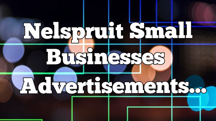 Nelspruit Small Business Advertisement