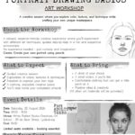 portrait drawing basics art workshop