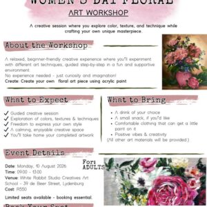 women's day floral art workshop
