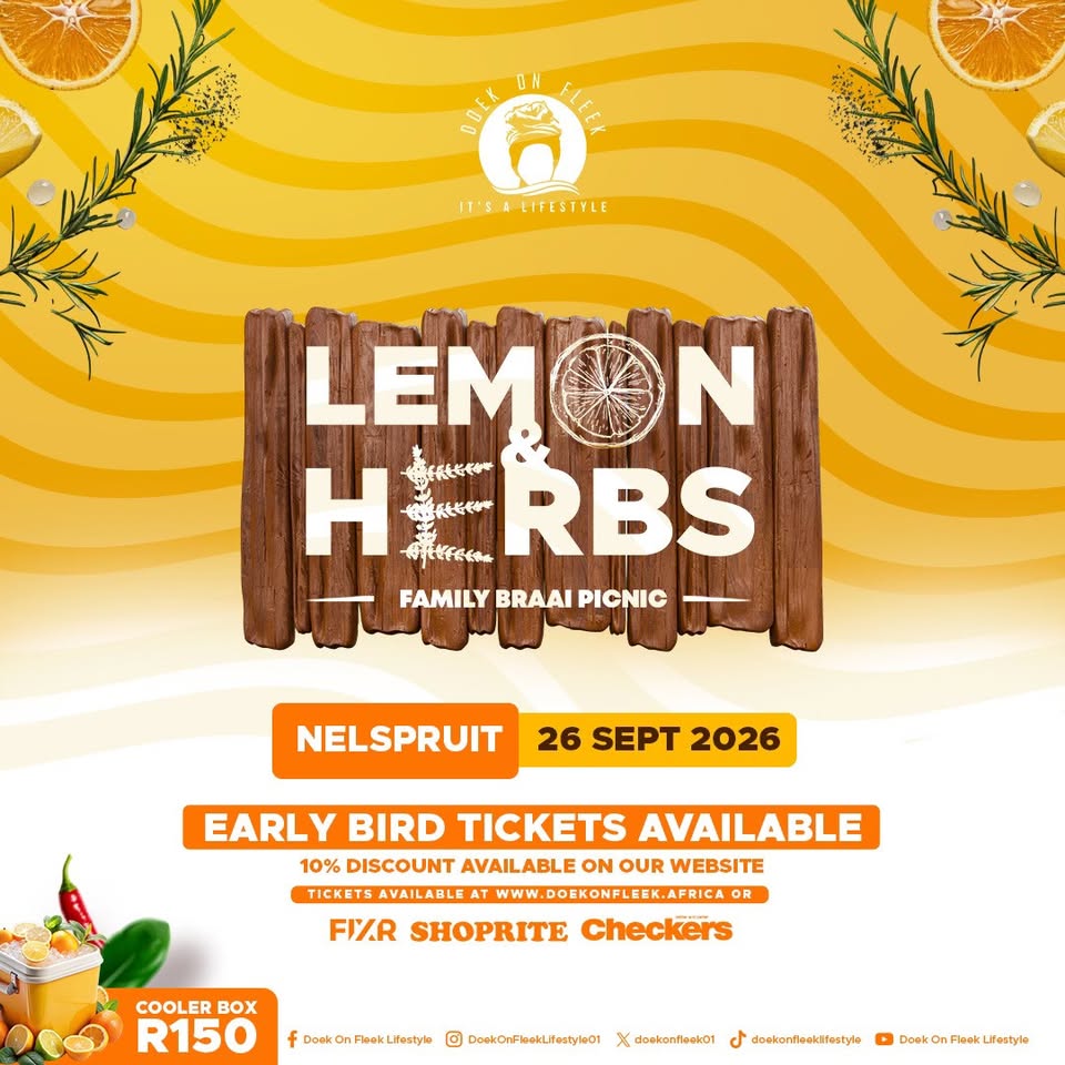 lemon and herb family braai picnic nelspruit