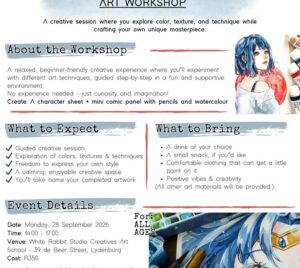 anime watercolour mashup art workshop