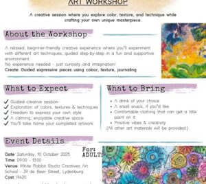 creative mindfulness art therapy art workshop